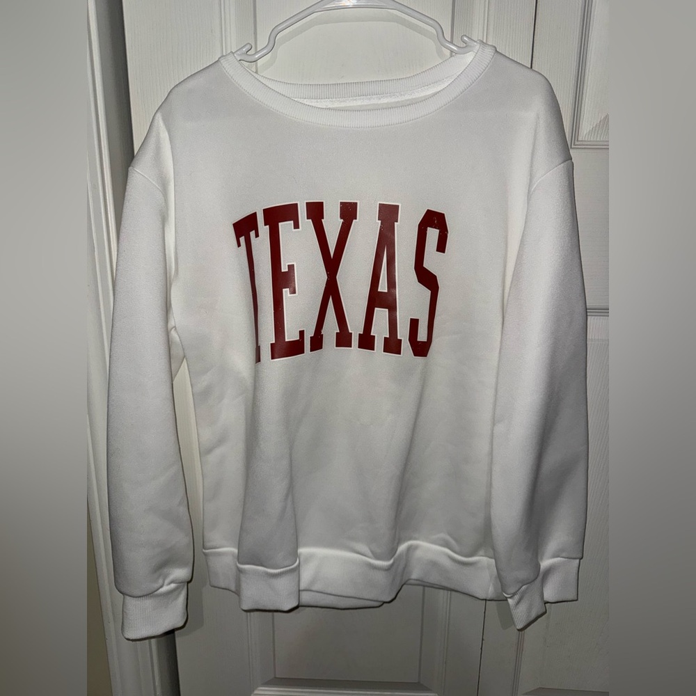 White Texas Sweatshirt
